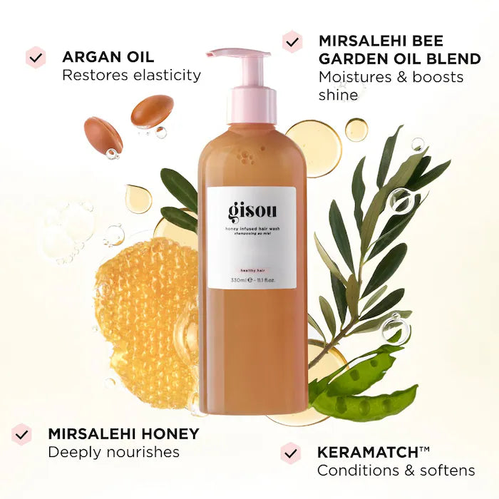 gisou Honey Infused Hair Wash Shampoo