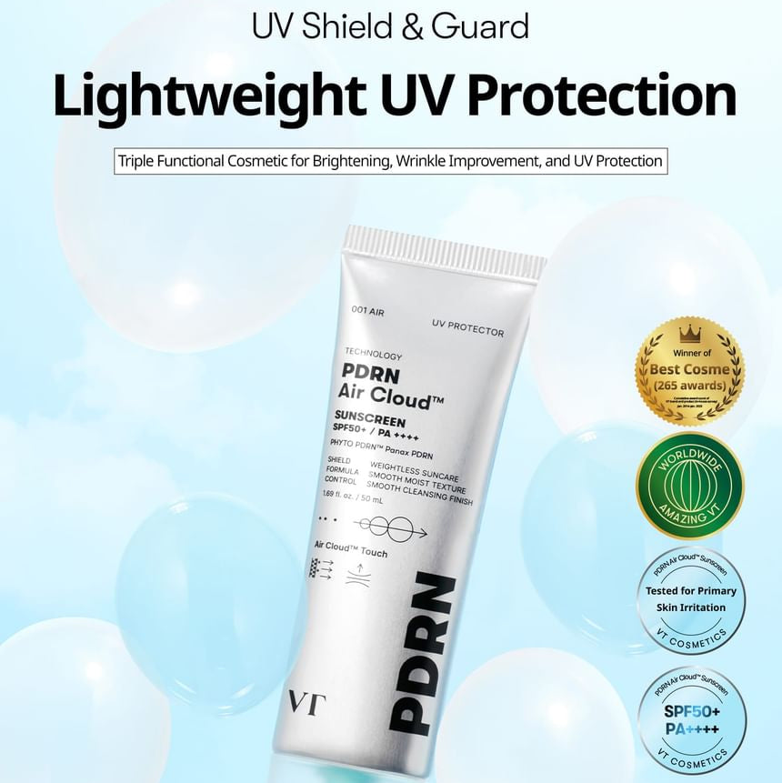 VT PDRN Air Cloud Sunscreen