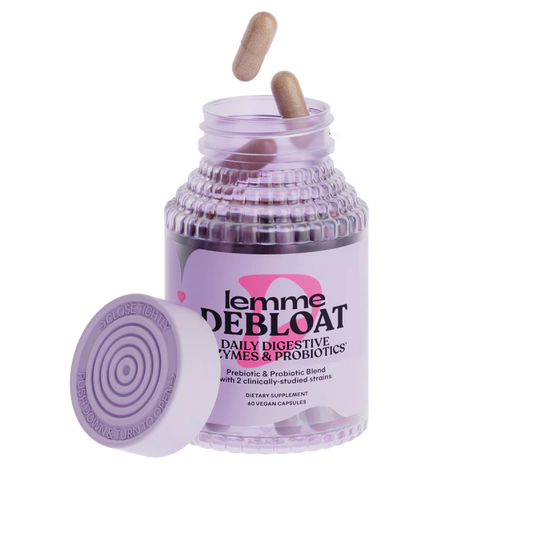 Lemme Debloat Prebiotic, Probiotic & Digestive Enzyme Capsules