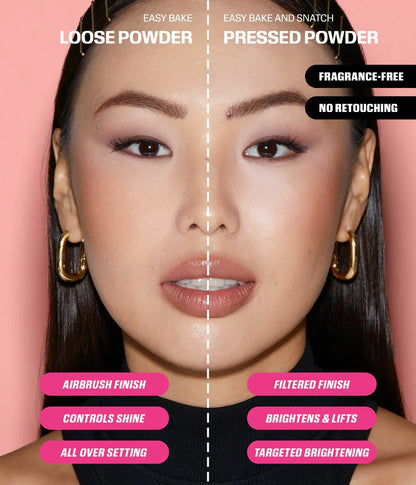 Huda Beauty Easy Bake Fragrance Free Loose Baking and Setting Powder