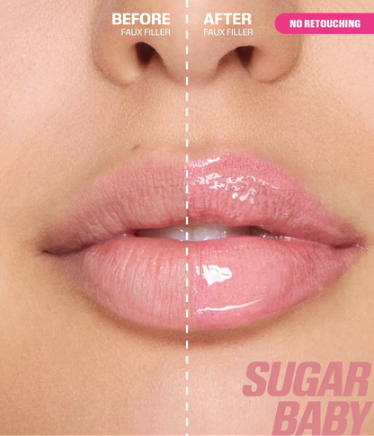 Huda Beauty FAUXFILLER Extra Shine Lip Gloss