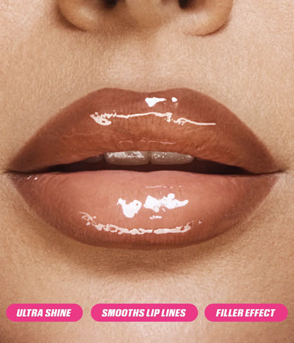 Huda Beauty FAUXFILLER Extra Shine Lip Gloss