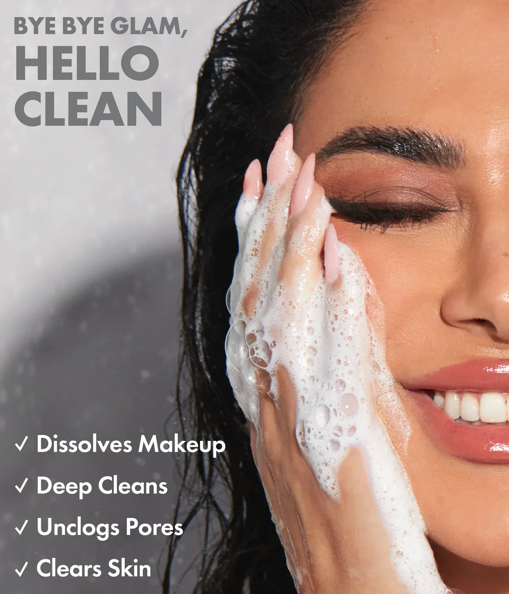 Huda Beauty Get Clean 2% PHA & Sea Moss Gentle Foaming Cleanser
